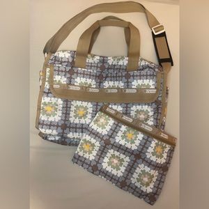 LeSportsac Weekender and Travel Pouch